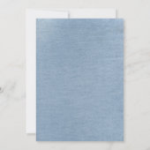 ブルージャンシーンドードルブライダルシャワー 招待状 (裏面)