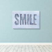 ブルージャンスマイル キャンバスプリント (インサイチュ (ウッドフロア))