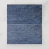 ブルージャンデニムとレーステーブル プレイスカード (内部開封)