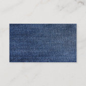 ブルージャンデニムとレーステーブル プレイスカード (裏面)