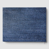 ブルージャンデニムアンドレースゲ結婚ストブック ゲストブック (裏面)