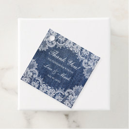 ブルージャンデニムアンドレース フェイバータグ