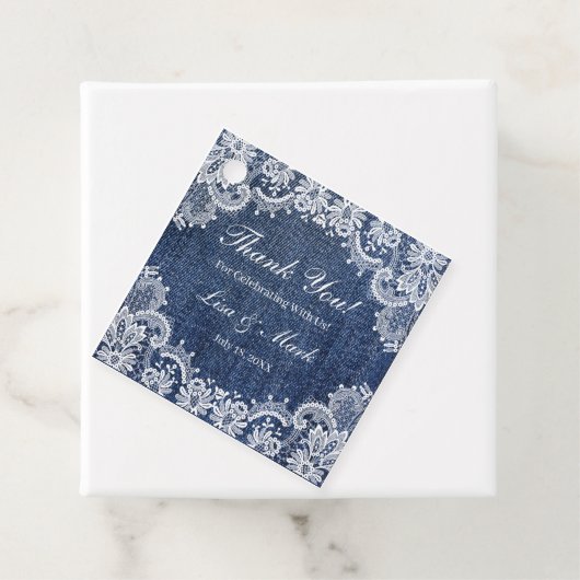 ブルージャンデニムアンドレース フェイバータグ (インサイチュ)