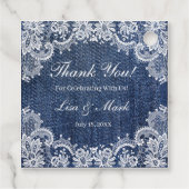 ブルージャンデニムアンドレース フェイバータグ (裏面)