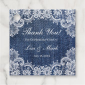 ブルージャンデニムアンドレース フェイバータグ (正面)