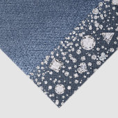 ブルージャンデニム&ダイアモンドきらきら光るダイヤモンドグラム 薄葉紙 (詳細)