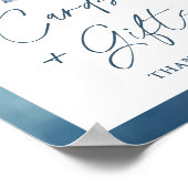 ブルージャンベビーカード&ギフトサイン ポスター (角)