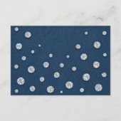 ブルージャンベビーシャワーおむつラッフル エンクロージャーカード (裏面)