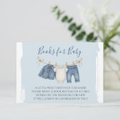ブルージャンベビーシャワーブズベビー エンクロージャーカード (スタンド正面)