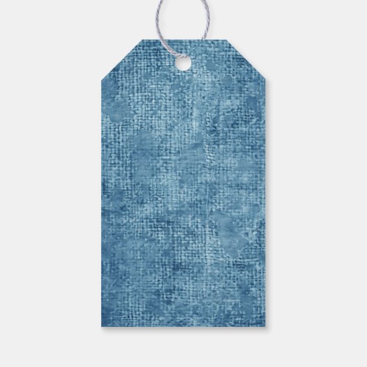 ブルージャンベビーシャワーボーイデニム ギフトタグ (裏面)