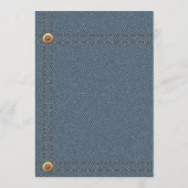 ブルージャンベビーデニムテディ アドバイスカード (裏面)