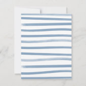 ブルージャンベビーデニムベビーシャワークロセスライン 招待状 (裏面)