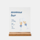 ブルージャンベビー | マムオーサバー標識 | 卓上 アクリルサイン (正面)