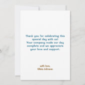 ブルージャンボーイウェスタンベビーシャワー サンキューカード (裏面)