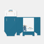 ブルージャンボーイウェスタンベビーシャワー フェイバーボックス (折り畳みなし)