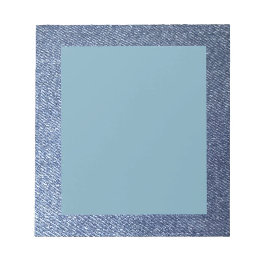 ブルージャンメモ帳 ノートパッド (正面)