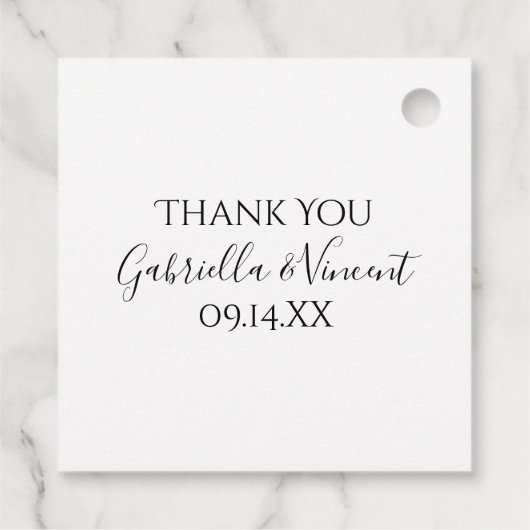 ブルージャーに咲く白い赤結婚児の息 フェイバータグ (裏面)