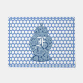 ブルージャージャンジャースモザイク ドアマット (正面)