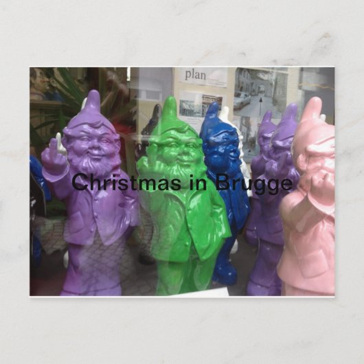 ブルージュのクリスマス シーズンポストカード (正面)