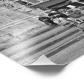 ブルージュのグロート・マルクトの見解 フォトプリント (角)