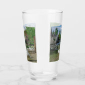 ブルージュのダウンタウンの白い白鳥 タンブラーグラス (右)