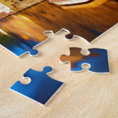 ブルージュの夕日。ベルギー ジグソーパズル (側面)