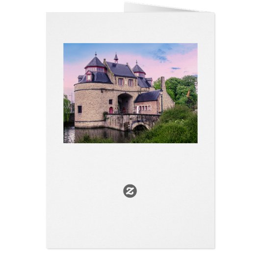 ブルージュの歴史的市門 (裏面)