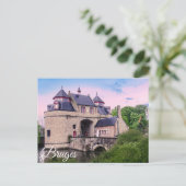 ブルージュの歴史的市門 ポストカード (スタンド正面)