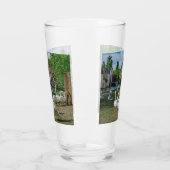 ブルージュの白鳥 タンブラーグラス (左)