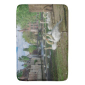 ブルージュの白鳥 バスマット (正面縦)