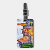 ブルージュの運河の風景 ラゲッジタグ (正面縦)