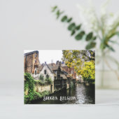 ブルージュの運河 ポストカード (スタンド正面)