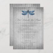 ブルージュエリードトンフライリハーサルディナー 招待状 (正面/裏面)