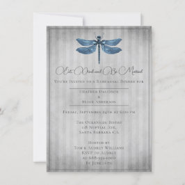 ブルージュエリードトンフライリハーサルディナー 招待状