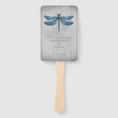 ブルージュエリードトンフライ結婚式の引き出物 ハンドファン (正面)