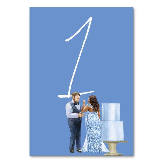 ブルージュエル  ウェディングイベント受付テーブルナンバー テーブルナンバー (裏面)