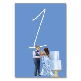 ブルージュエル  ウェディングイベント レセプションテーブルナンバー テーブルナンバー