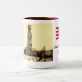 ブルージュズスーベニアマグ ツートーンマグカップ (中央)