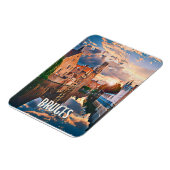 ブルージュベルジーク写真ヴィンテージ マグネット (左側)