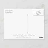 ブルージュ中世の橋はがき ポストカード (裏面)