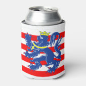 ブルージュ国旗/ベルギー・ブルージュ 缶クーラー (缶正面)
