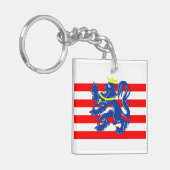 ブルージュ市旗ベルギーのシンボル キーホルダー (正面左)