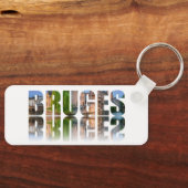 ブルージュ文字写真合成 キーホルダー (正面)