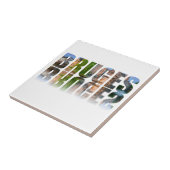 ブルージュ文字写真合成 タイル (側面)