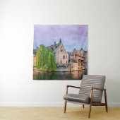 ブルージュ旧市街と鐘楼 タペストリー (インサイチュ)