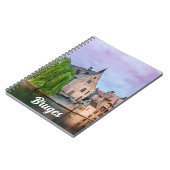 ブルージュ旧市街と鐘楼 ノートブック (左側)