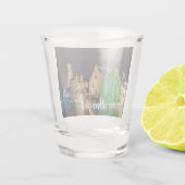 ブルージュ絵画の旧市街と鐘楼 ショットグラス (裏面)