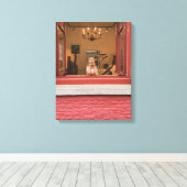 ブルージュ顔 キャンバスプリント (インサイチュ (ウッドフロア))