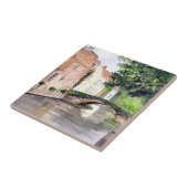 ブルージュ·ウォーターカ絵画ラーズバイ·ファリダ·グリーンフィールド タイル (側面)