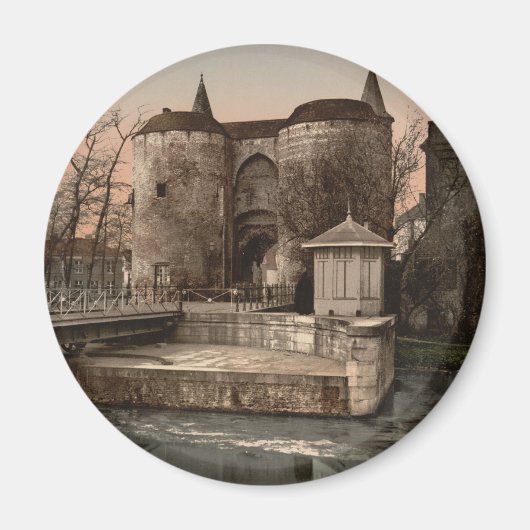 ブルージュ – ゲント・ゲート（ベルギー） マグネット (正面)